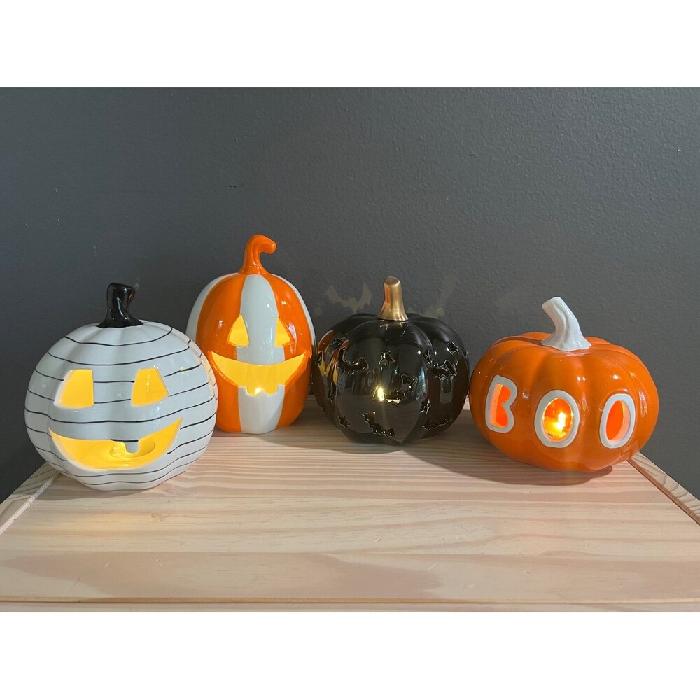 Target BP Light up pumpkins Halloween decor